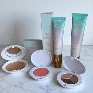 Carmindy Beauty 5 Piece Bundle Bronzer Eyeshadow Blush Primer Foundation Medium